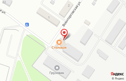 Кафе-столовая Трапеза в Новосибирске на карте