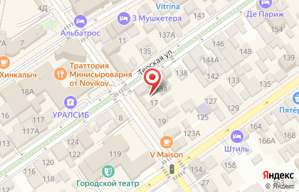 Продуктовый магазин в Краснодаре на карте