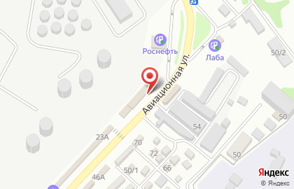 Торгово-сервисный центр Мотозона 23 на Авиационной улице на карте