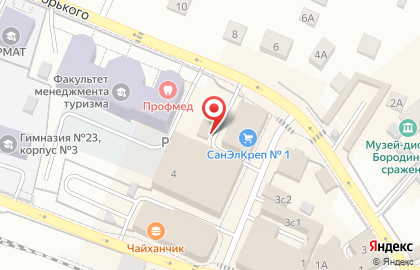 Столовая в Москве на карте
