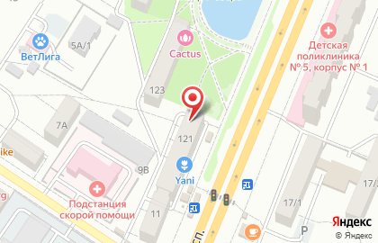 Обувная мастерская Обувьбыт в Железнодорожном районе на карте