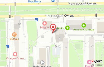 Киоск по продаже кондитерских изделий, Нагорный район на карте