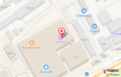 Супермаркет Перекресток на Московском тракте на карте