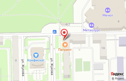 Туристическая компания Спутник в Металлургическом районе на карте