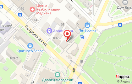 Студия удаления волос Ваше Сиятельство на Петровской улице на карте