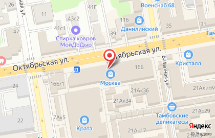 Аптека Планета здоровья в Тамбове на карте