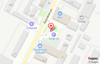 Таиф-нк азс на Базовой улице на карте