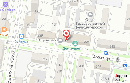 Торгово-производственная компания Фабрика носков на Зейской улице на карте