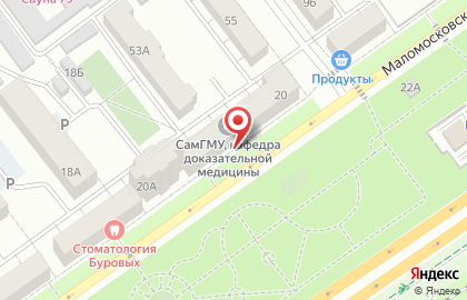 Самарский Дом Расходных Материалов, ООО на Московском шоссе на карте