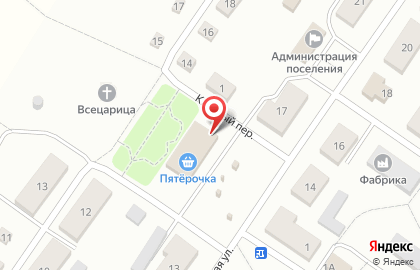 Дискаунтер Пятёрочка на Центральной улице на карте