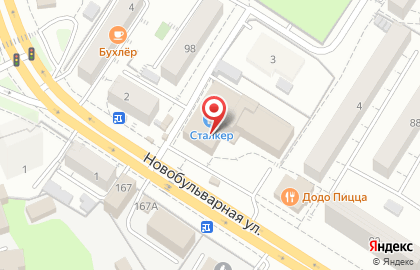Торговая компания Аист на Новобульварной улице на карте