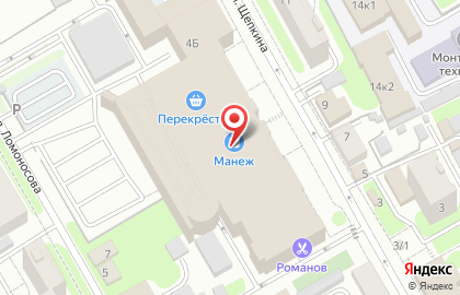 Магазин выпечки Тесто на карте