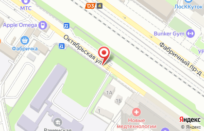 МТС, Московская область на Октябрьской улице на карте