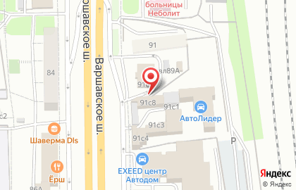 Большой праздник на Варшавском шоссе на карте