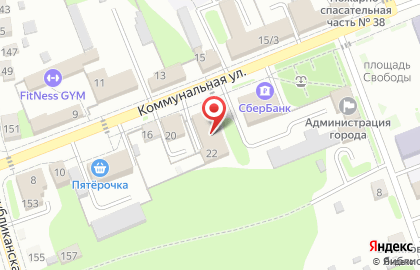Гипермаркет Магнит в Брянске на карте