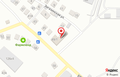 Автокомплекс в Ленинском районе на карте