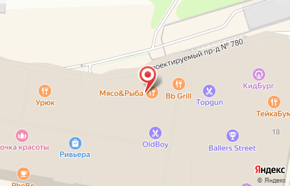 Ресторан Мясо & Рыба на Автозаводской улице на карте