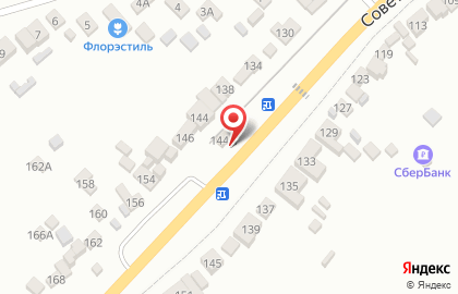 Продуктовый магазин на Советской, 144а на карте