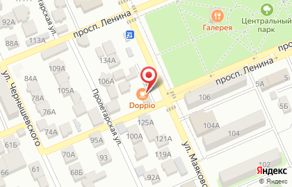 Кофейня Doppio на улице Маяковского на карте