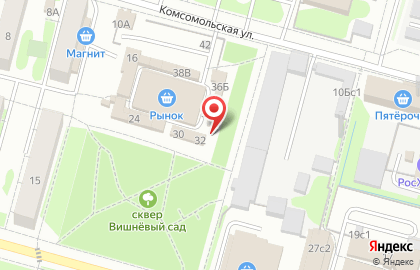 Магазин по продаже овощей и фруктов в Москве на карте