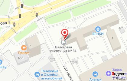 Инспекция Федеральной налоговой службы России №34 по Северо-Западному административному округу на карте