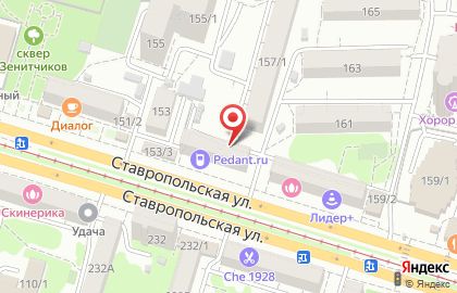 Надежда на Ставропольской улице на карте