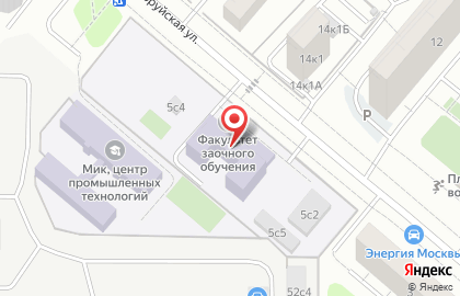 Московский университет МВД России им. В.Я. Кикотя на метро Молодёжная на карте