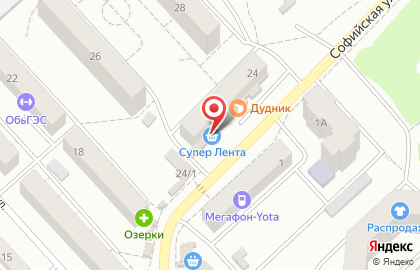 Оператор связи МТС на Ветлужской улице на карте