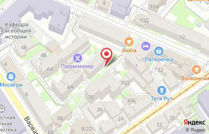 Груминг-салон Барбос в Нижегородском районе на карте