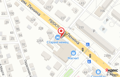 Магазин автотоваров Старый Немец в Волгограде на карте