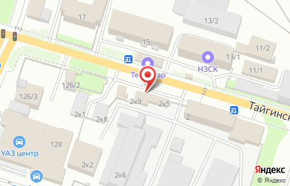 Автомойка в Новосибирске на карте