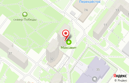 Стоматология Дантист на улице Сергея Акимова на карте