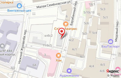 FORWARD в Барабанном переулке на карте