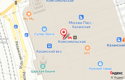 На Казанском на карте