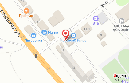 Магазин бытовой техники Лидер на проспекте Строителей на карте