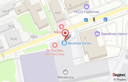 Аргонавт-Темп на карте