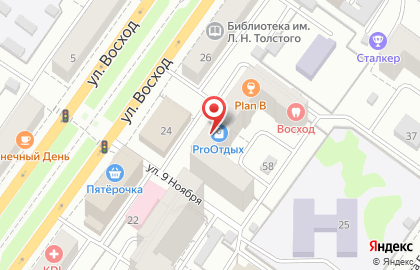 Торгово-логистическая компания Экспортер в Октябрьском районе на карте