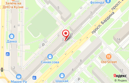 Салон-ателье Ярмарка штор в Центральном районе на карте