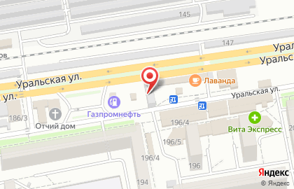 Багетный салон на Уральской улице на карте