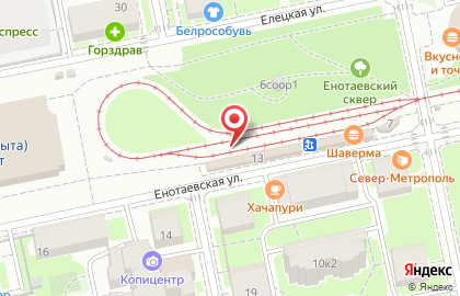 Магазин хлебобулочных изделий Дарница на Енотаевской улице, 13 на карте