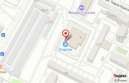 Центр плавания Спартак на карте