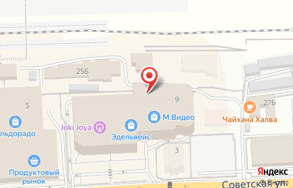 Мебельный салон Эра на Советской улице на карте