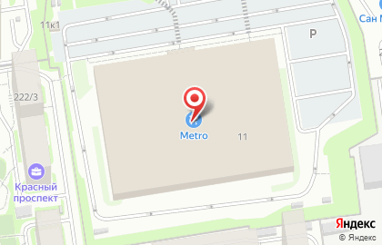 Торговый центр Метро Кэш энд Керри на карте
