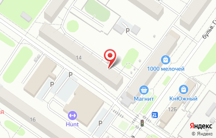 ООО Автошкола на бульваре Гусева на карте