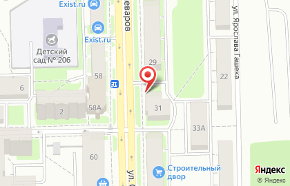 Прадо на улице Сталеваров на карте