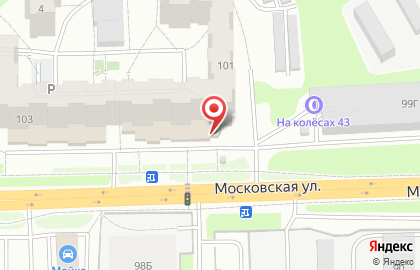 Магазин у дома Бристоль на Московской улице, 101 на карте