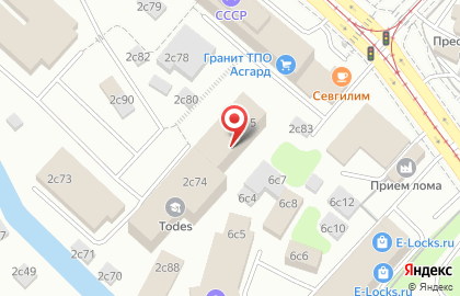 Компания ТД Промресурс на Краснобогатырской улице на карте