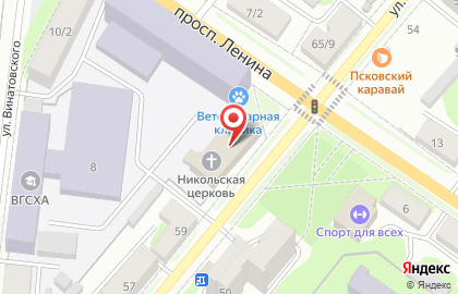 Домовой храм святителя Николая при Епархиальном управлении на карте