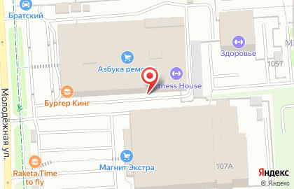 Салон мебели Мебель Дом на Молодёжной улице на карте