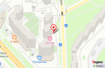 Рекламные щиты (6*3), Октябрьский район, Ориентир-М на улице Академика Киренского на карте